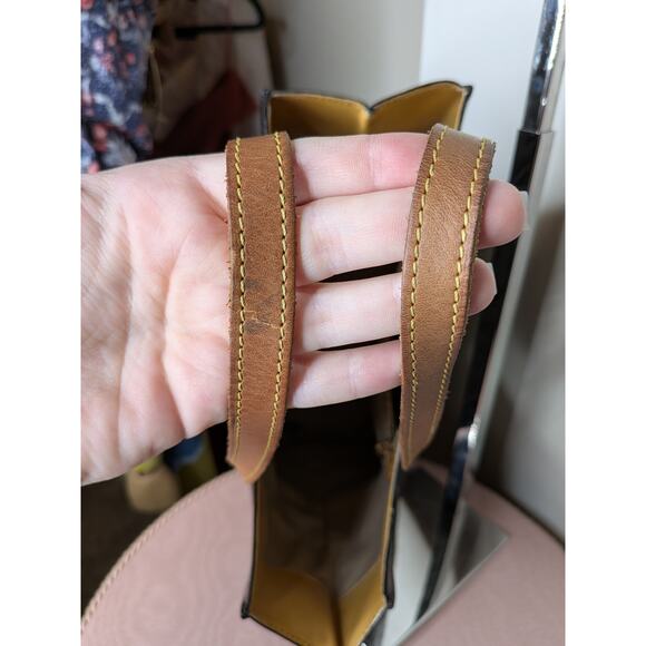 Louis Vuitton Tall Rectangular Black Patent Leather Bag with Leather Straps - Picture 10 of 14